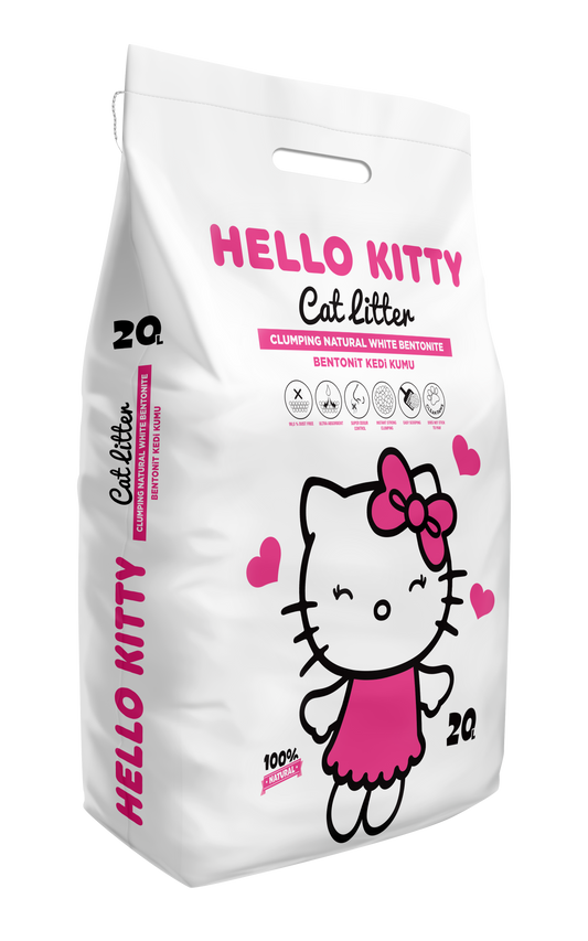 Hello Kitty Bentonit Kedi Kumu 20L Jüt Çanta